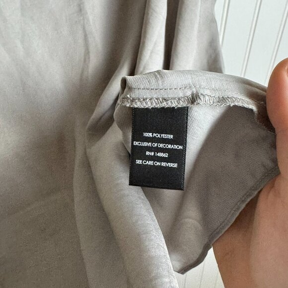 Torrid NWT Sophie Lace Trim Swing Cami Light Grey O12 - Picture 6 of 9